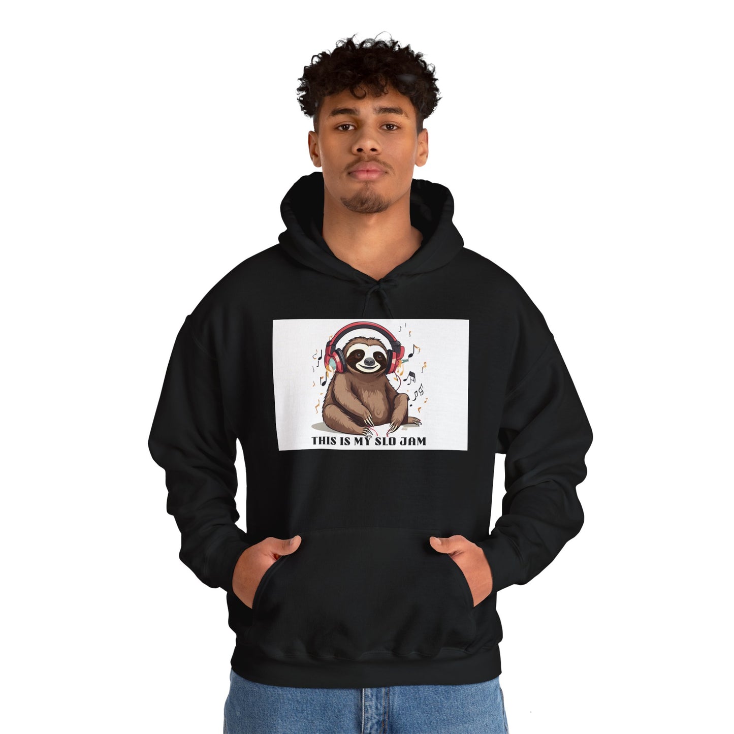 Sloth Heavy Blend Hoodie - Slo Jam Design