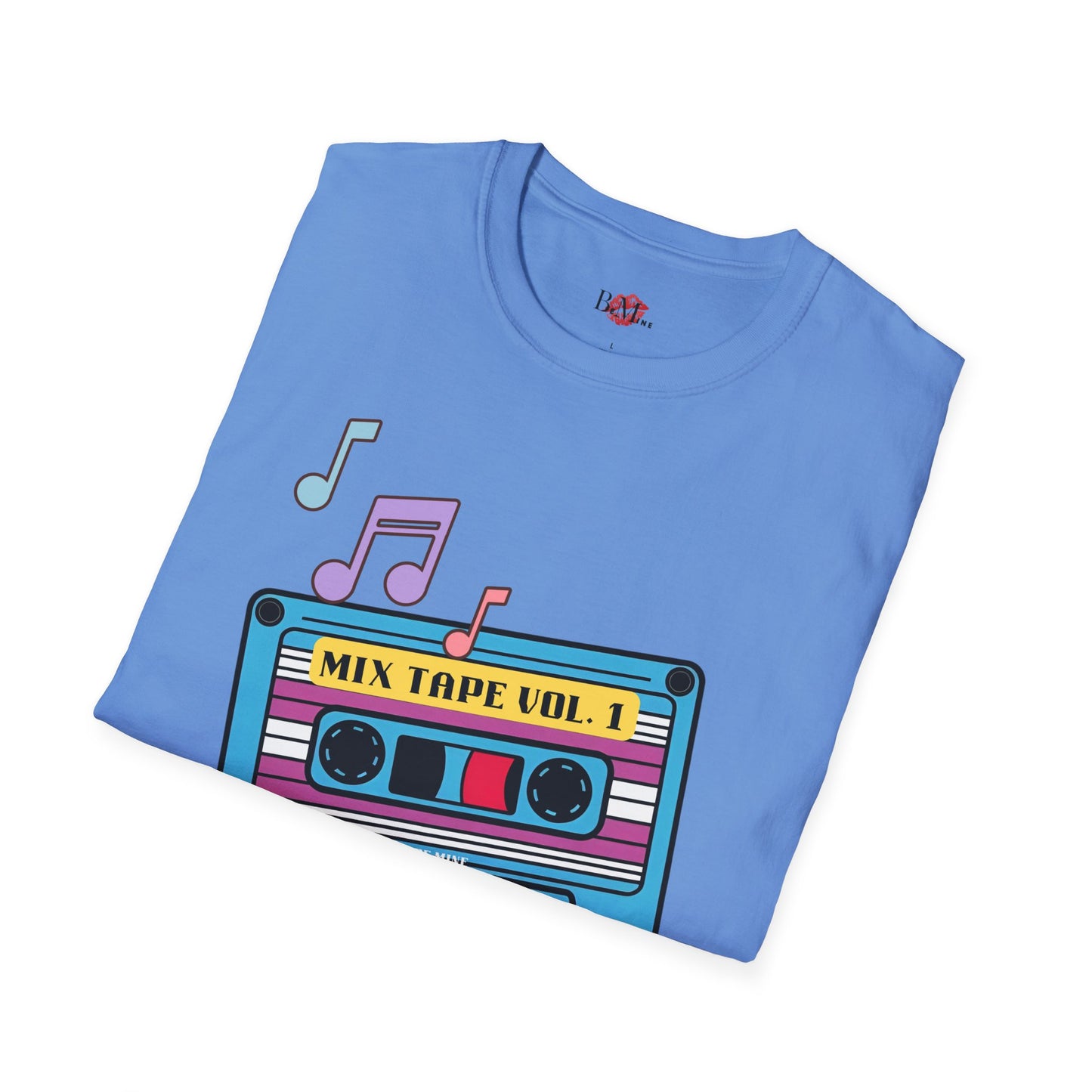 Retro Mix Tape T-Shirt - Unisex Softstyle Tee for Music Lovers