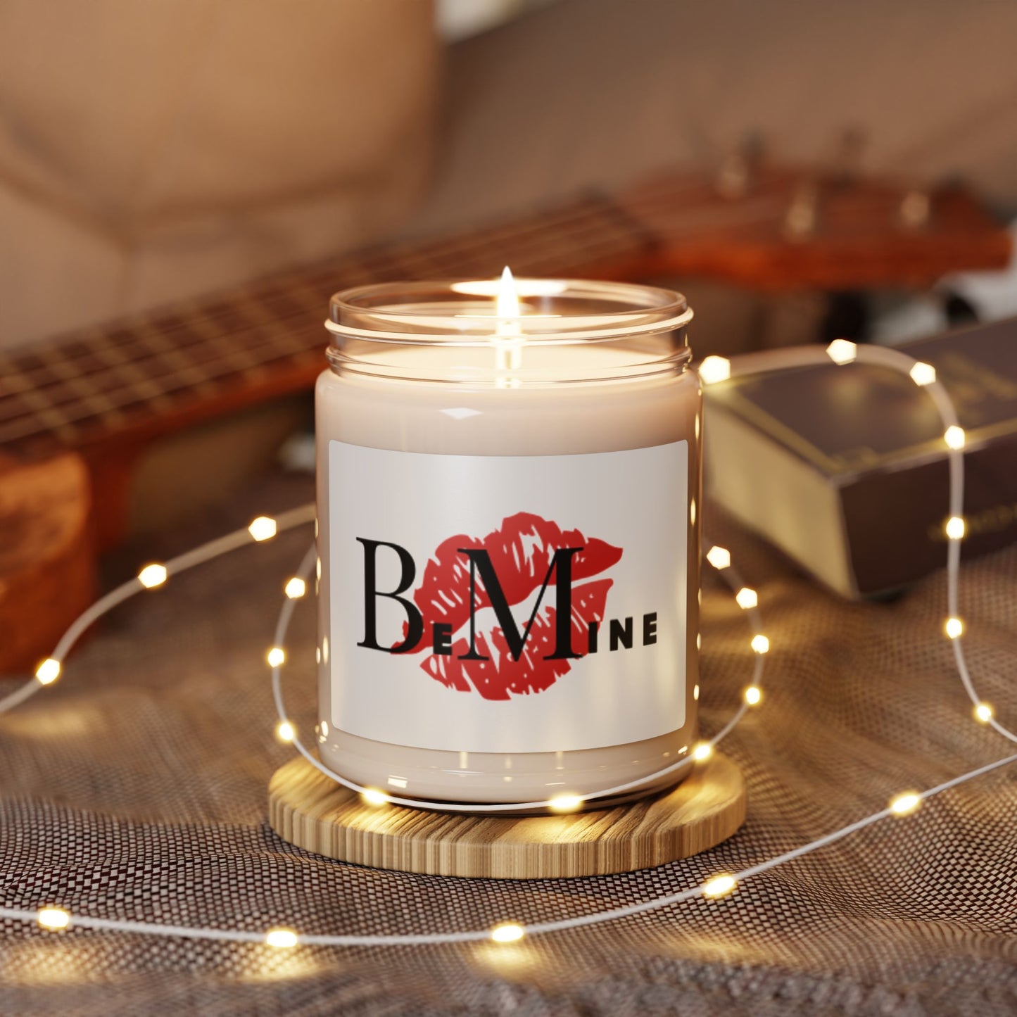 Soy Candle — "BAM" Valentine Kiss Scented 9oz