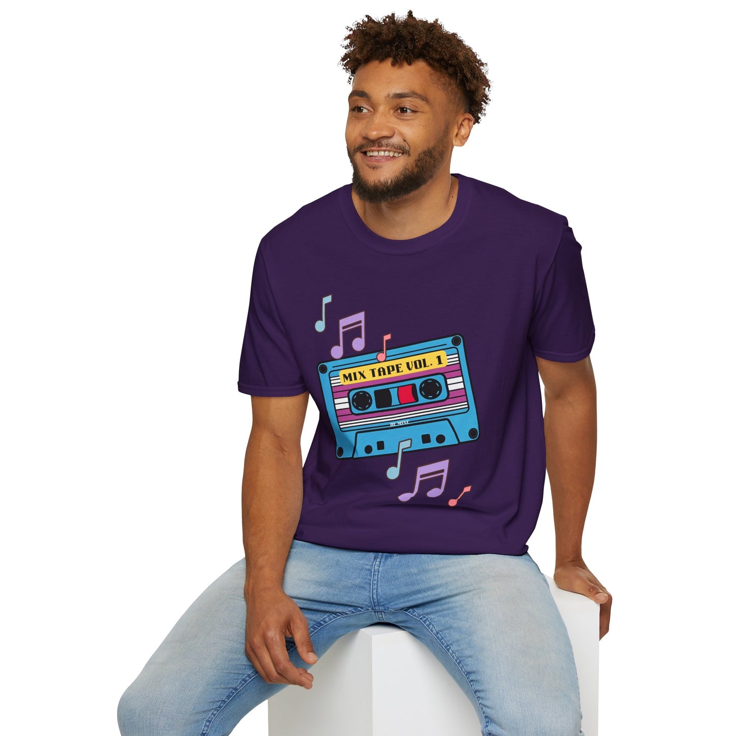 Retro Mix Tape T-Shirt - Unisex Softstyle Tee for Music Lovers