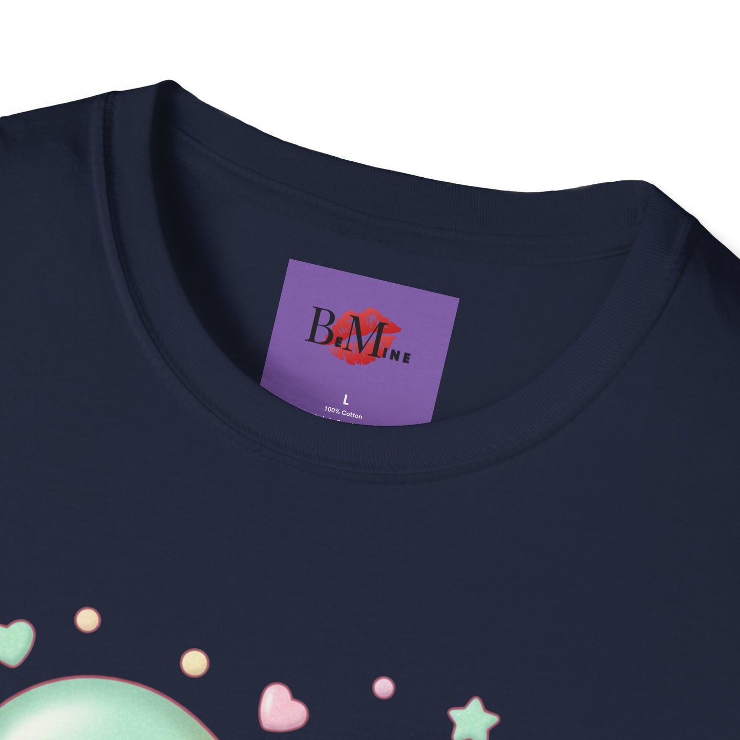 Valentine Rainbow Heart T-Shirt — "I Love You, Be Mine"