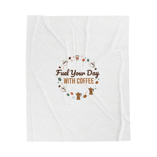 Fuel Your Day with Coffee Blanket | Coffee Lover Caffeine Design