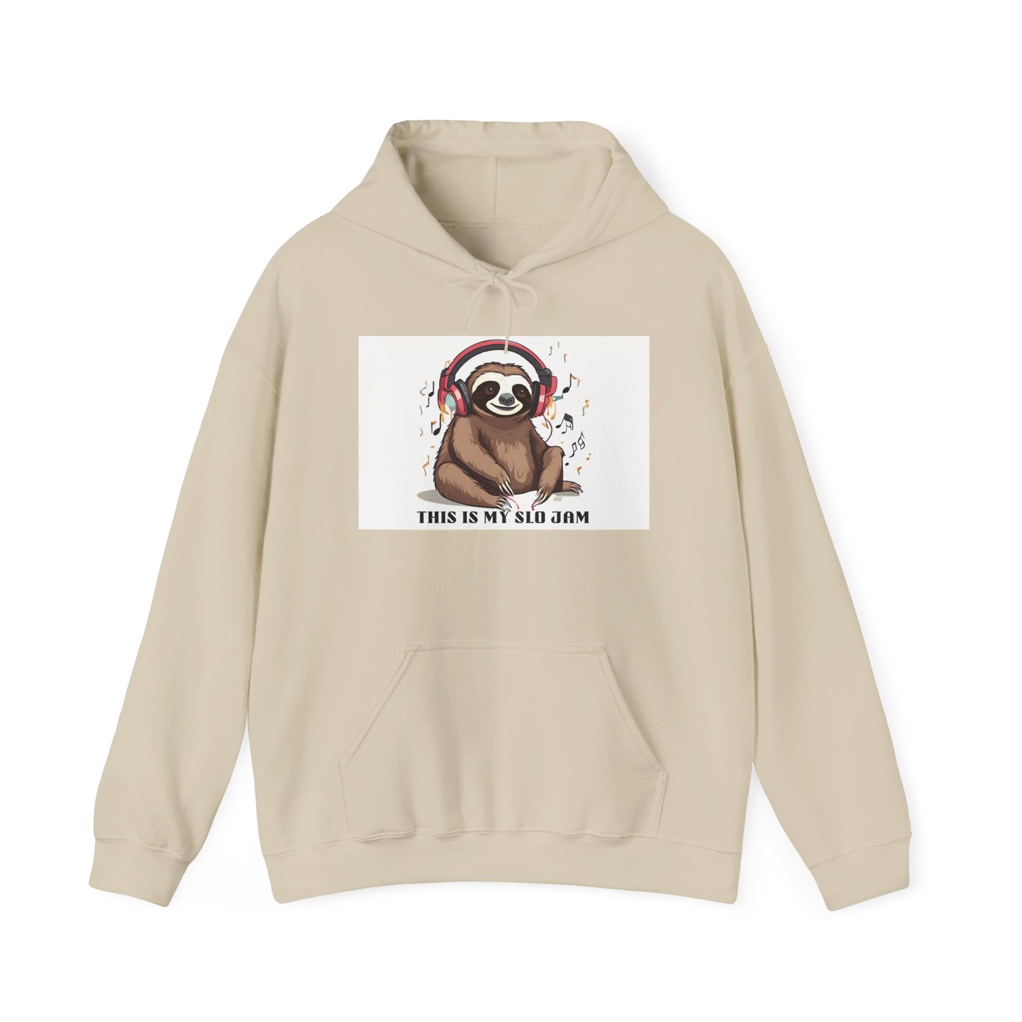 Sloth Heavy Blend Hoodie - Slo Jam Design