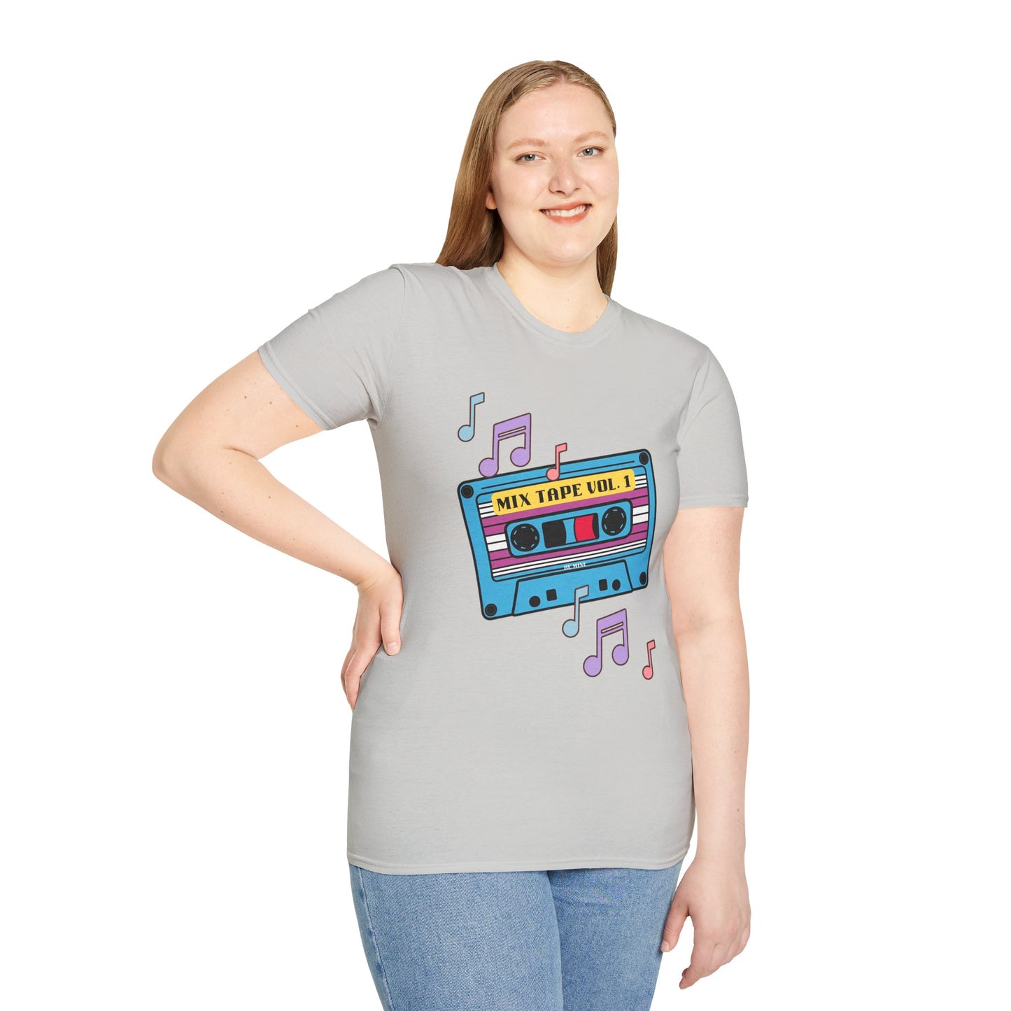 Retro Mix Tape T-Shirt - Unisex Softstyle Tee for Music Lovers