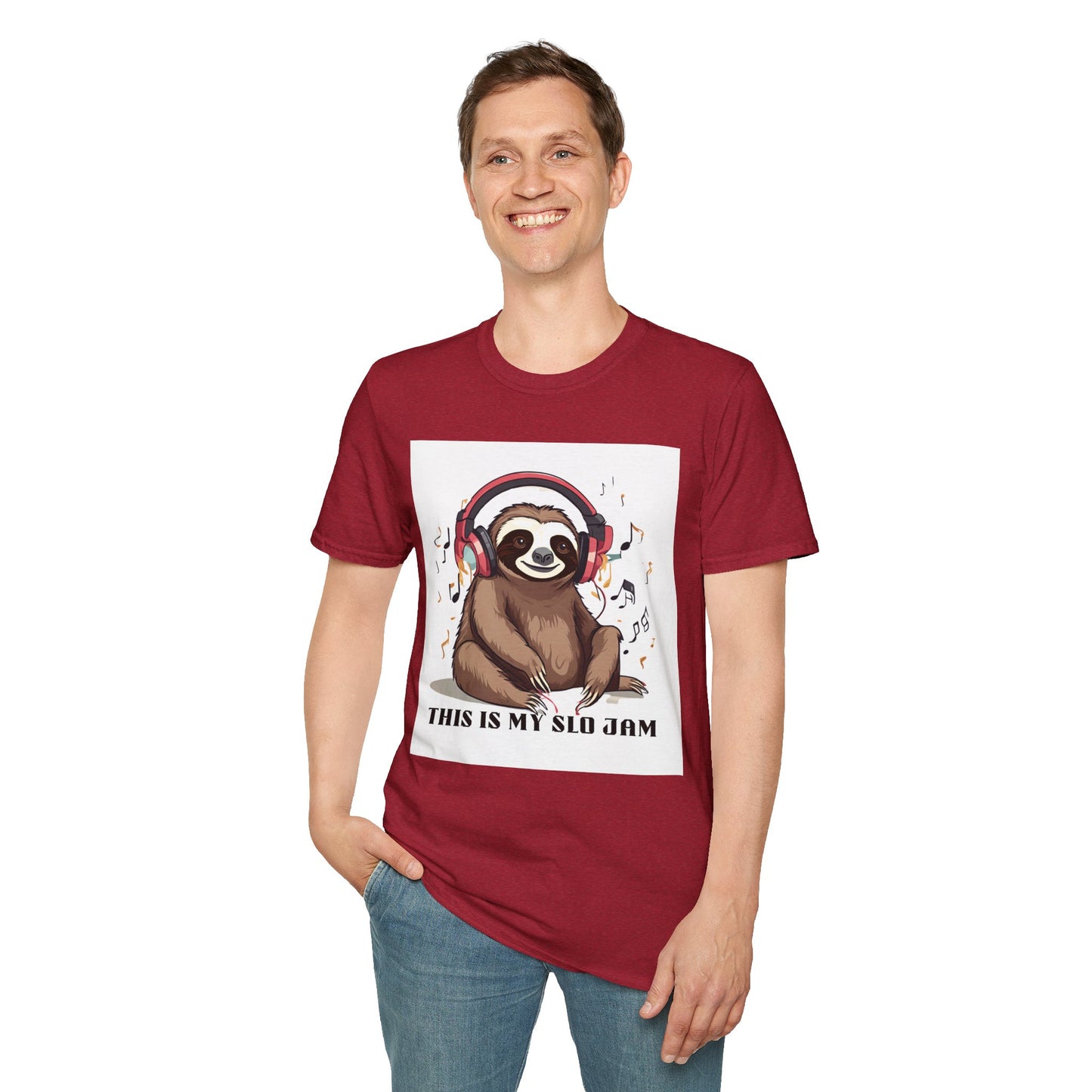 Sloth Softstyle T-Shirt - 'This is my Slo jam sloth'