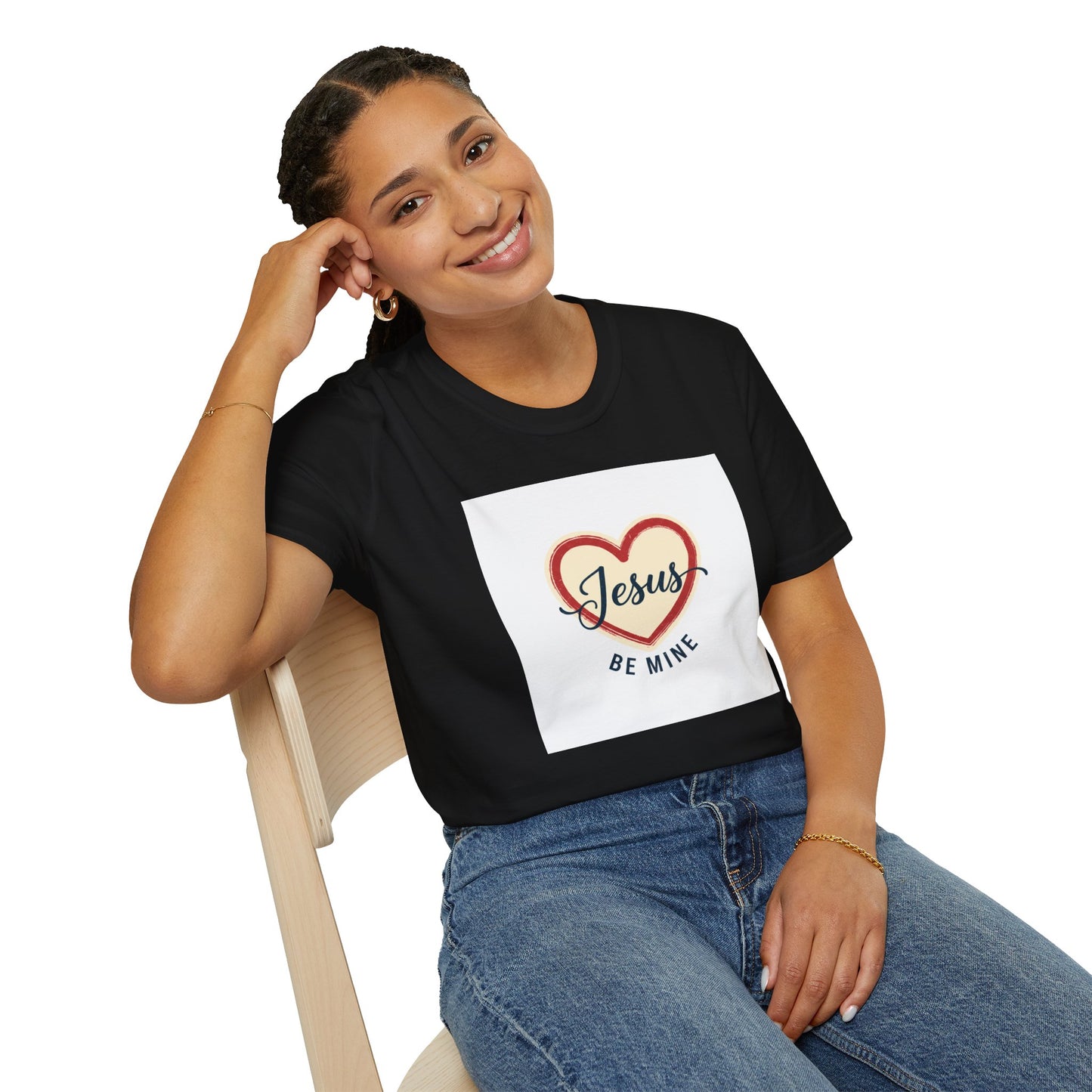 Jesus Be Mine Heart T-Shirt – Christian Valentine Tee