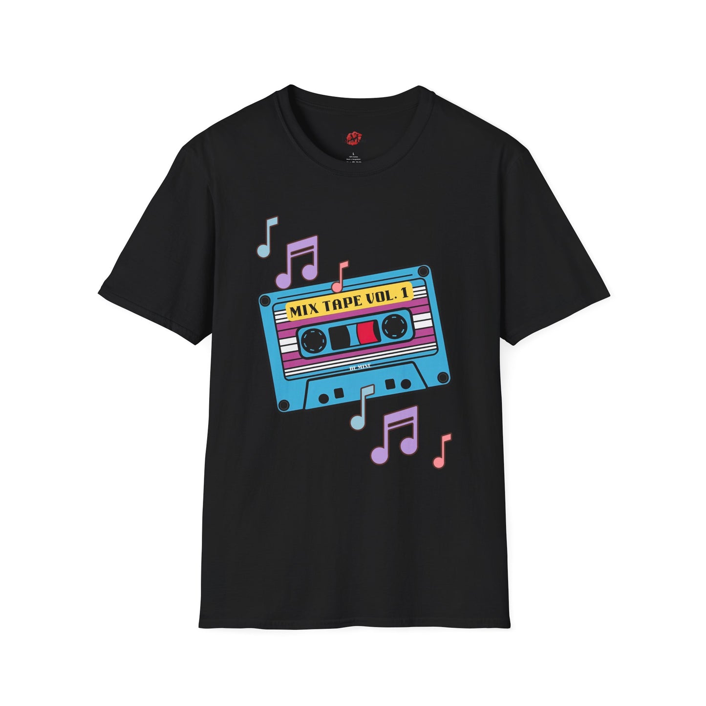 Retro Mix Tape T-Shirt - Unisex Softstyle Tee for Music Lovers