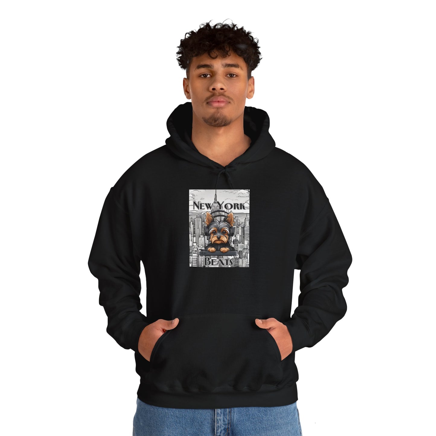 New York Beats Hoodie - Unisex Heavy Blend™ Hooded Sweatshirt