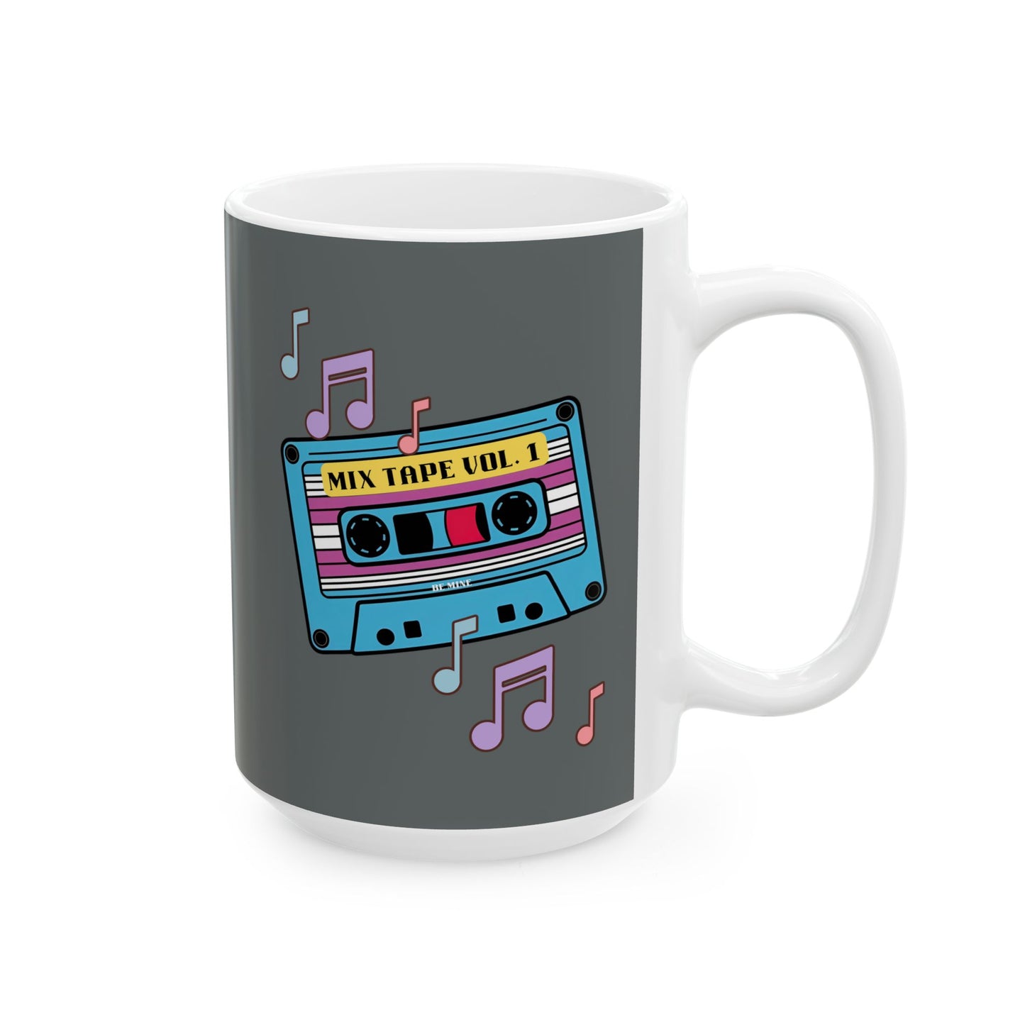 Retro Music Cassette Ceramic Mug - Perfect for Music Lovers & Gift Giving