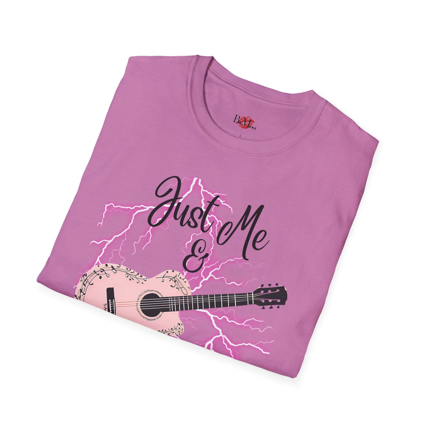 Guitarist Unisex T-Shirt - Just Me And My Guitar Design