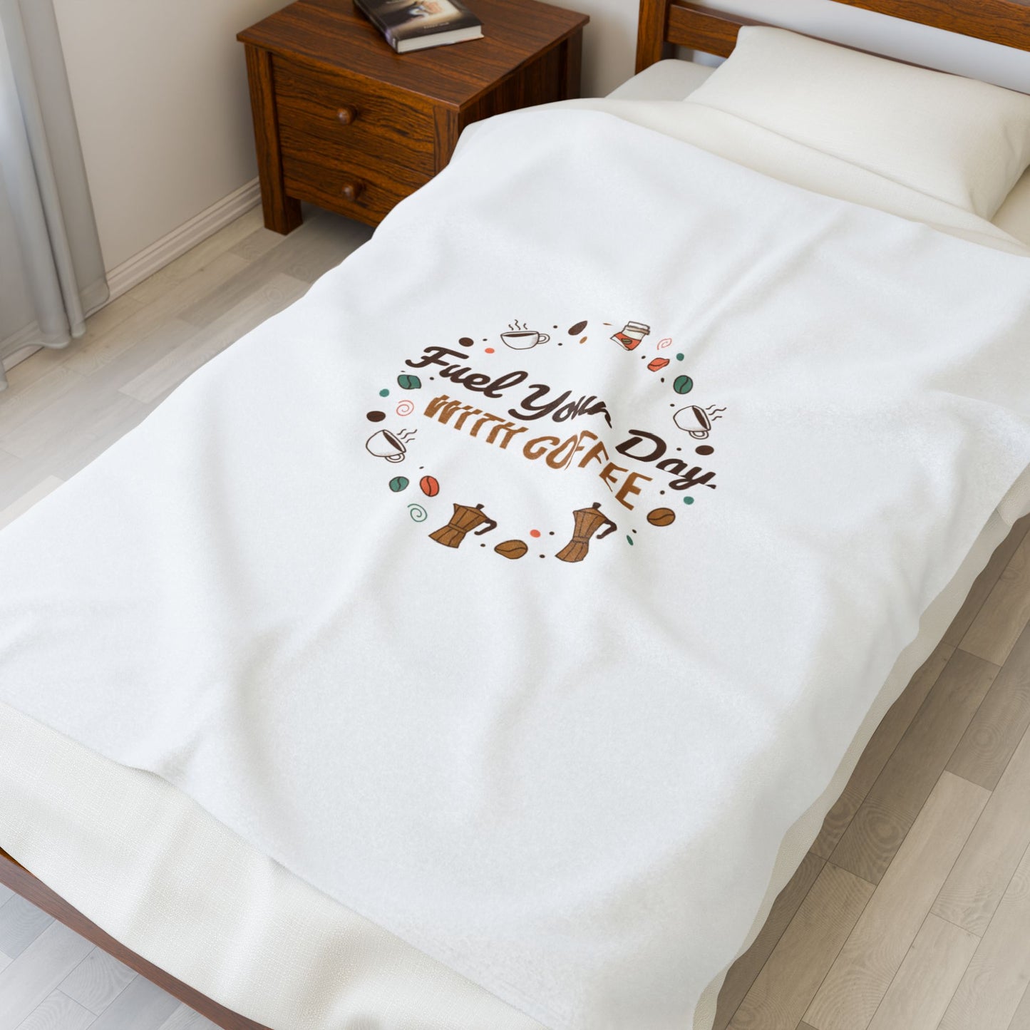 Fuel Your Day with Coffee Blanket | Coffee Lover Caffeine Design