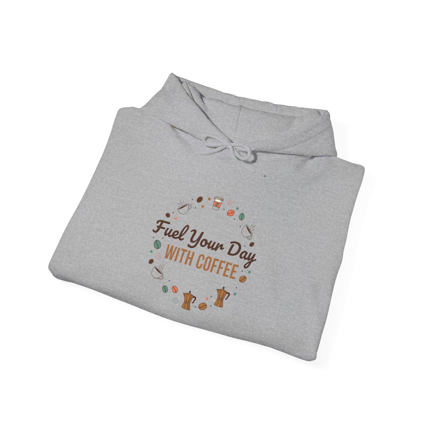 Fuel Your Day with Coffee Hoodie | coffee lover, caffeine design