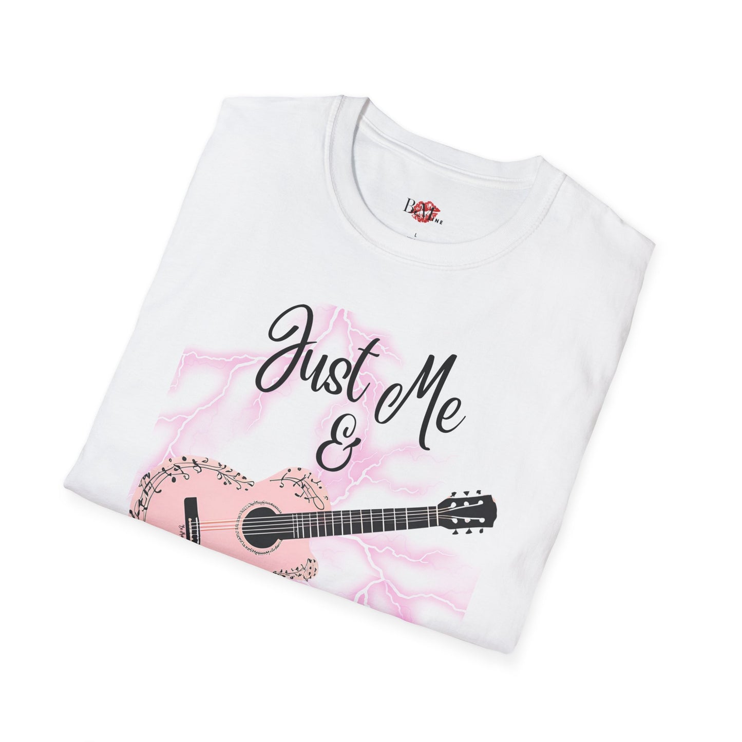 Guitarist Unisex T-Shirt - Just Me And My Guitar Design