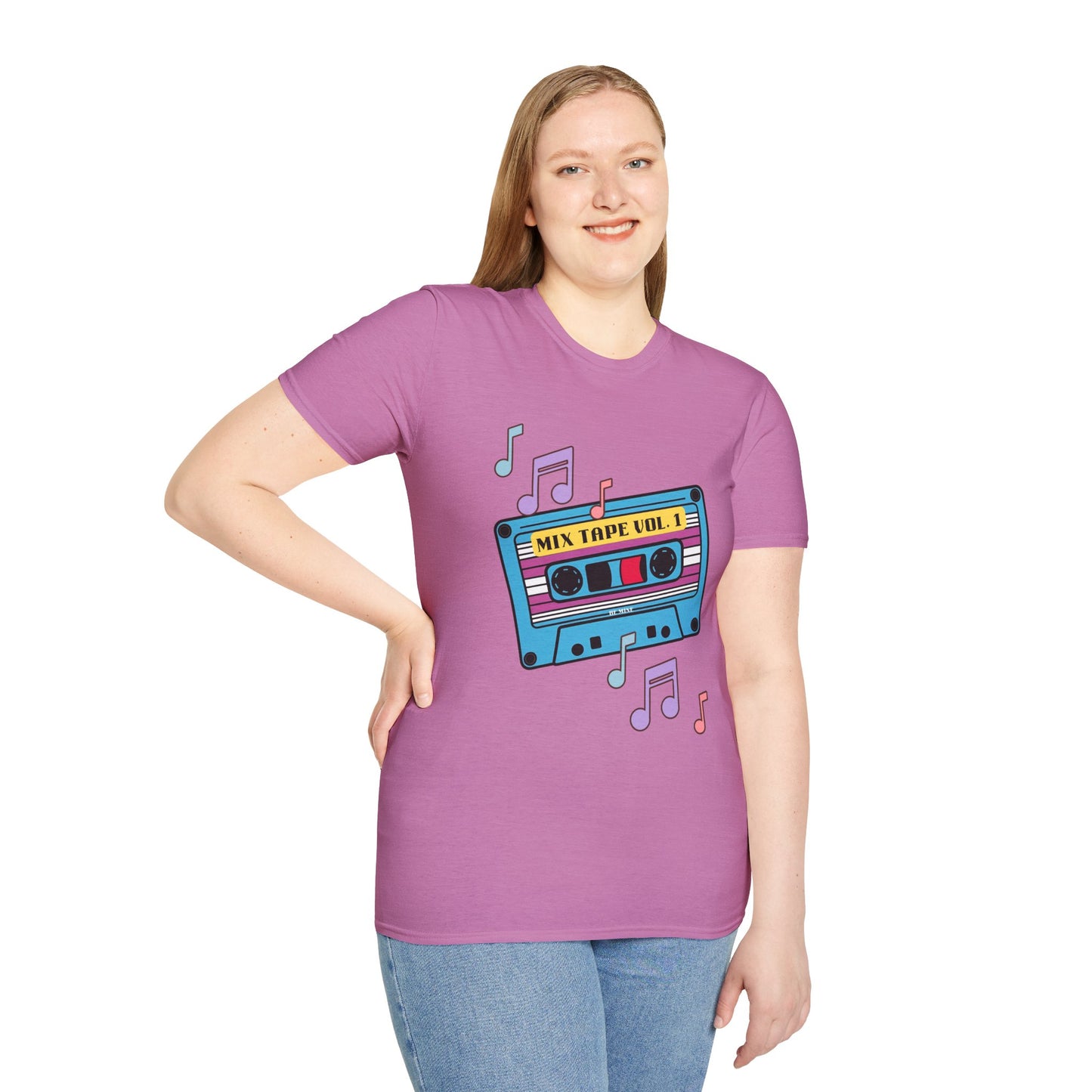 Retro Mix Tape T-Shirt - Unisex Softstyle Tee for Music Lovers