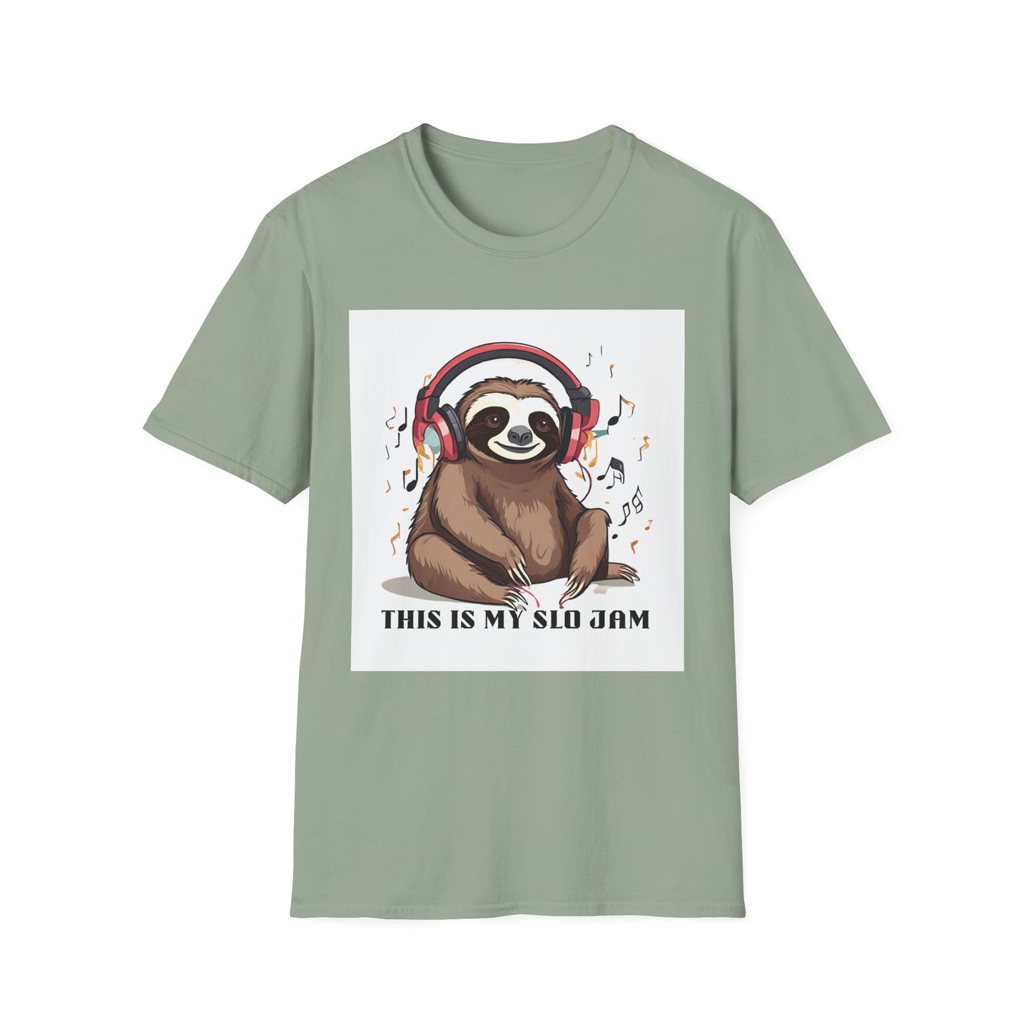 Sloth Softstyle T-Shirt - 'This is my Slo jam sloth'