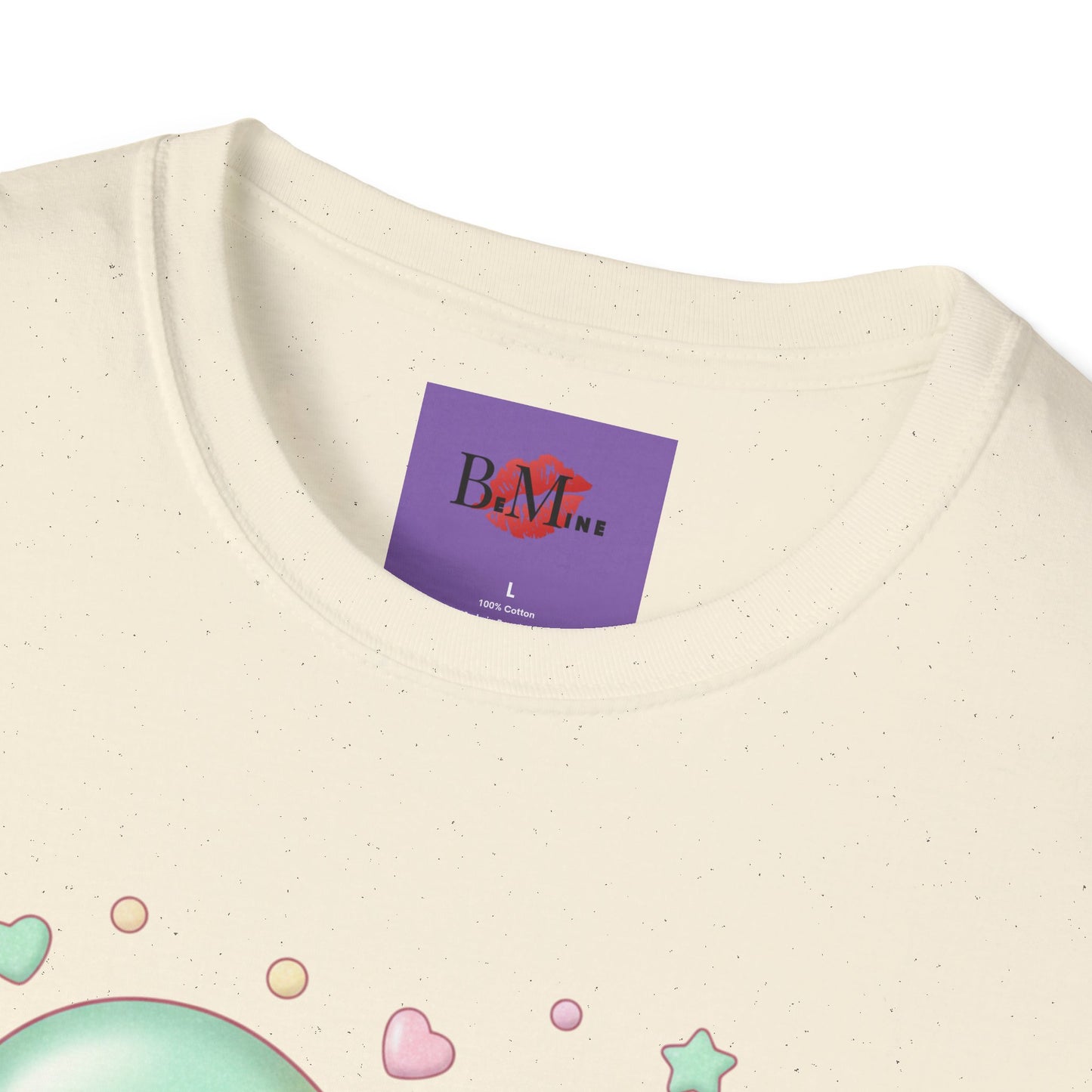 Valentine Rainbow Heart T-Shirt — "I Love You, Be Mine"