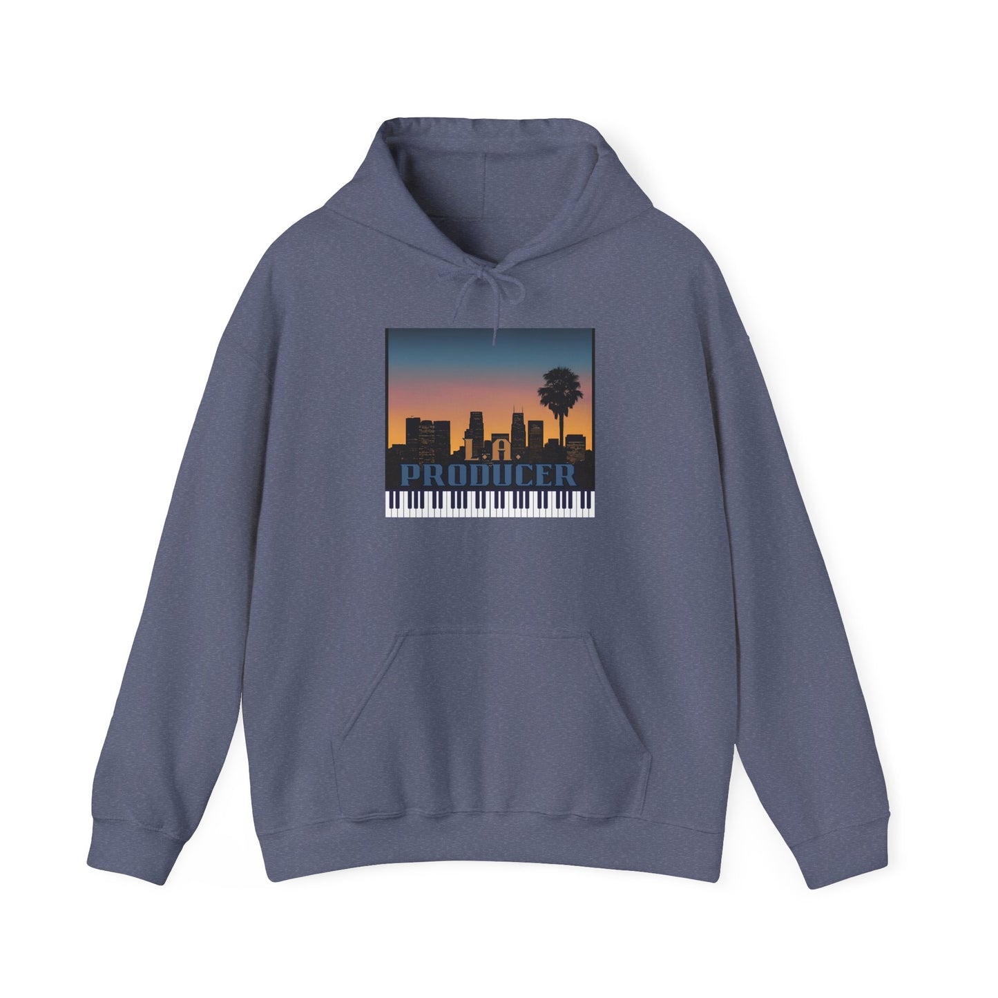 Hooded Sweatshirt L A Producer Black